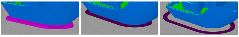 3D Printed Raft, Brim and Skirt