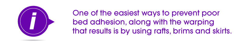 Best Way To Improve Heated Bed Adhesion with rafts, brims and skirts